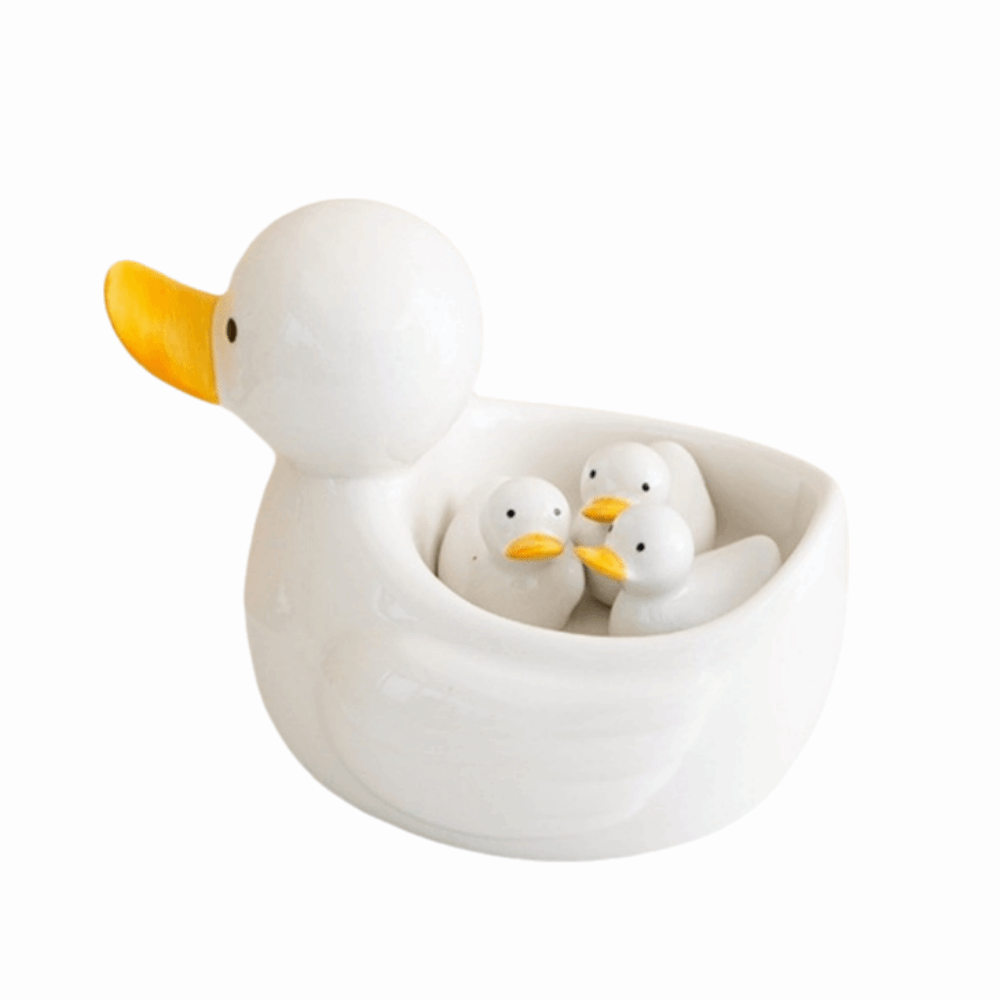 Home Decor Duck - Creative Ceramic Chopstick Stand Cartoon Cute