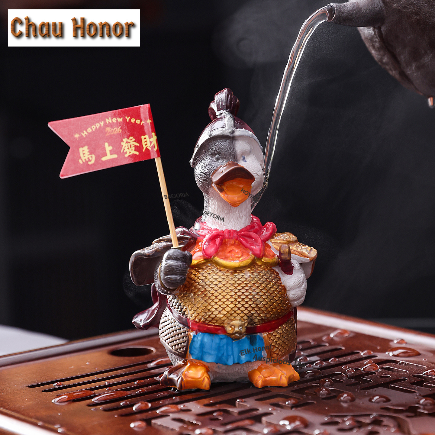 Home Decor Duck - Color Changing Warrior Duck Tea Pet