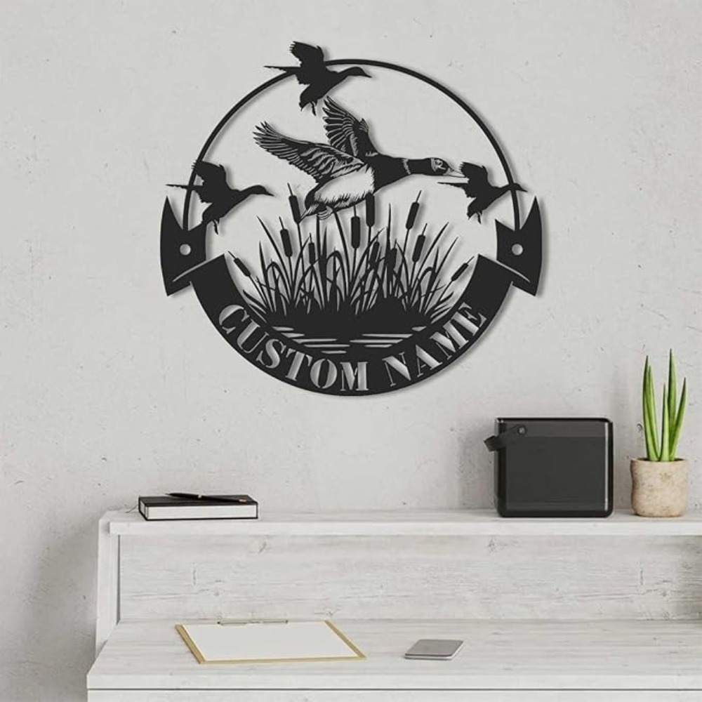Home Decor Duck - Custom Metal Wall Art for Duck