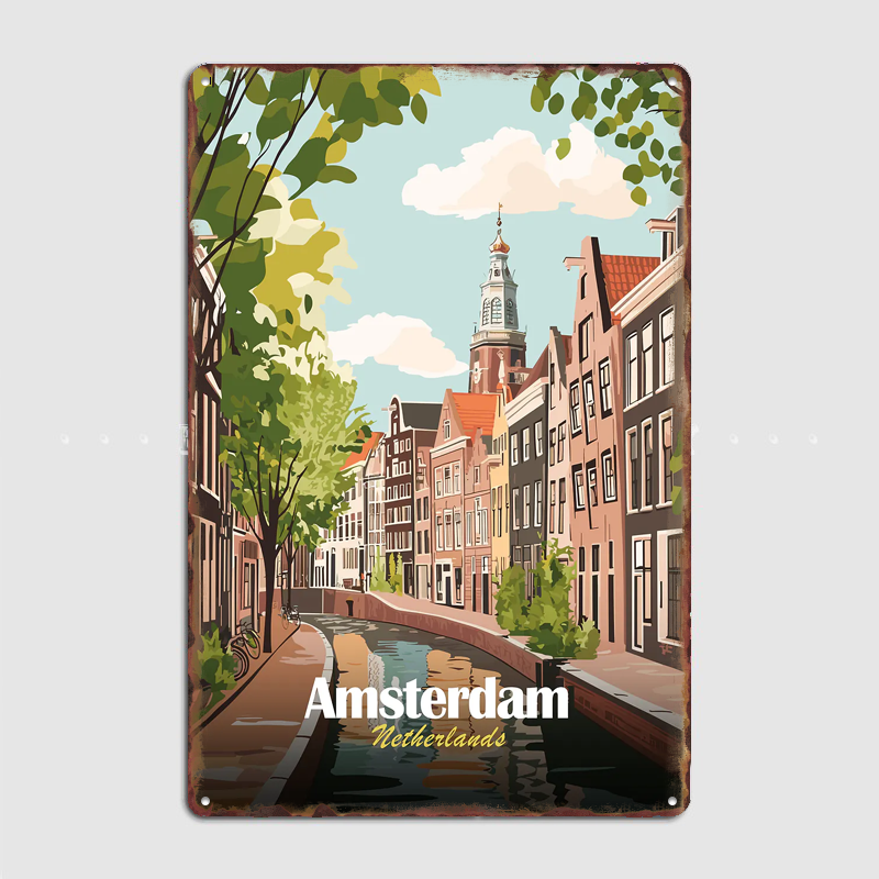 Amsterdam Netherlands Canal Tr - огляд і ціна Home Decor Netherlands
