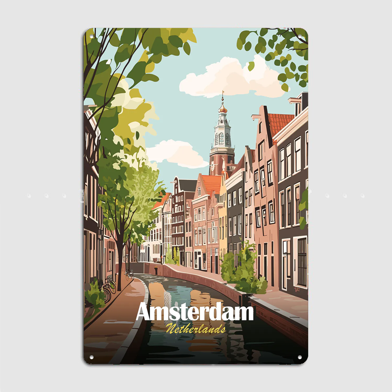 Amsterdam Netherlands Canal Tr - огляд і ціна Home Decor Netherlands