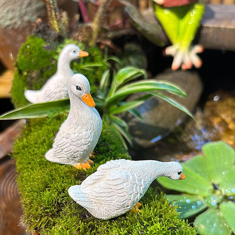 3pcs Cute White Duck Hydroponi - огляд і ціна Home Decor Duck
