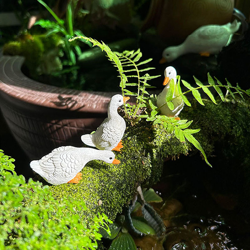3pcs Cute White Duck Hydroponi - огляд і ціна Home Decor Duck