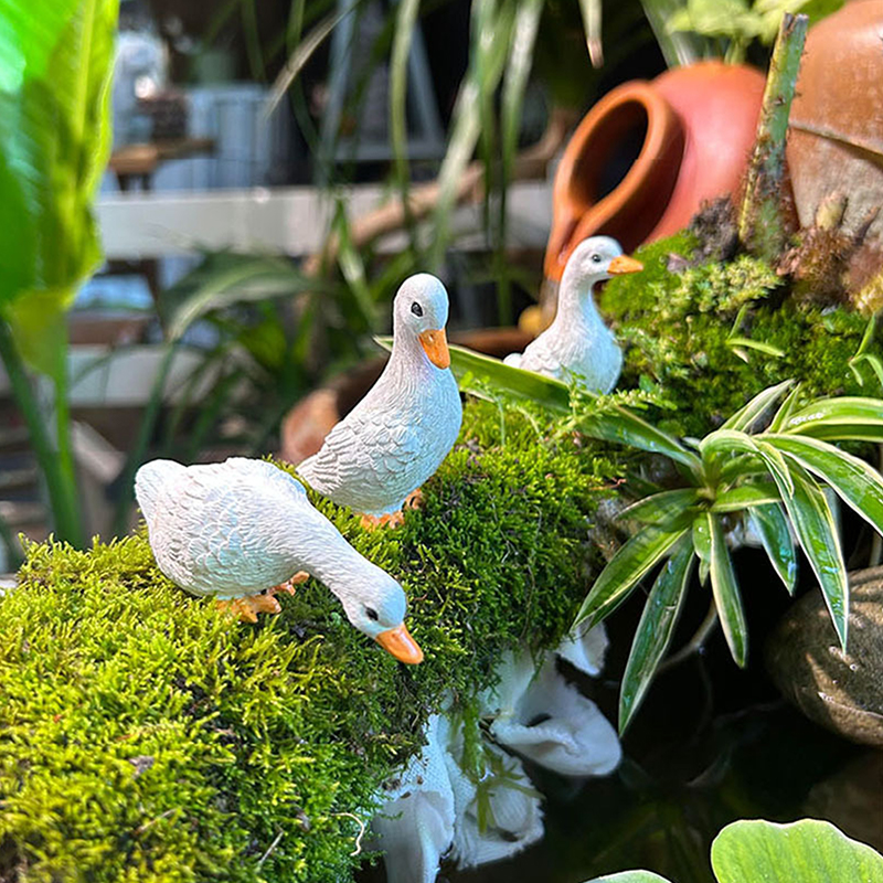 3pcs Cute White Duck Hydroponi - огляд і ціна Home Decor Duck