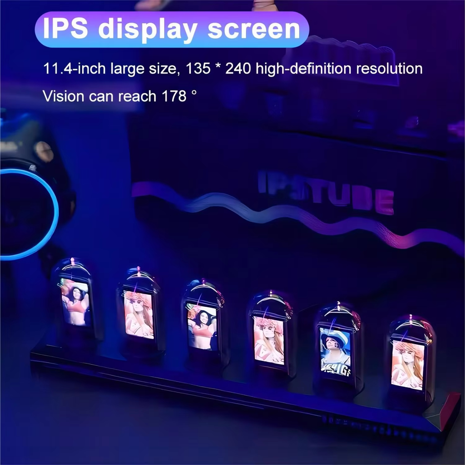 RGB Nixie Tube Clock LED Glows - огляд і ціна Home Decor Diy Ideas