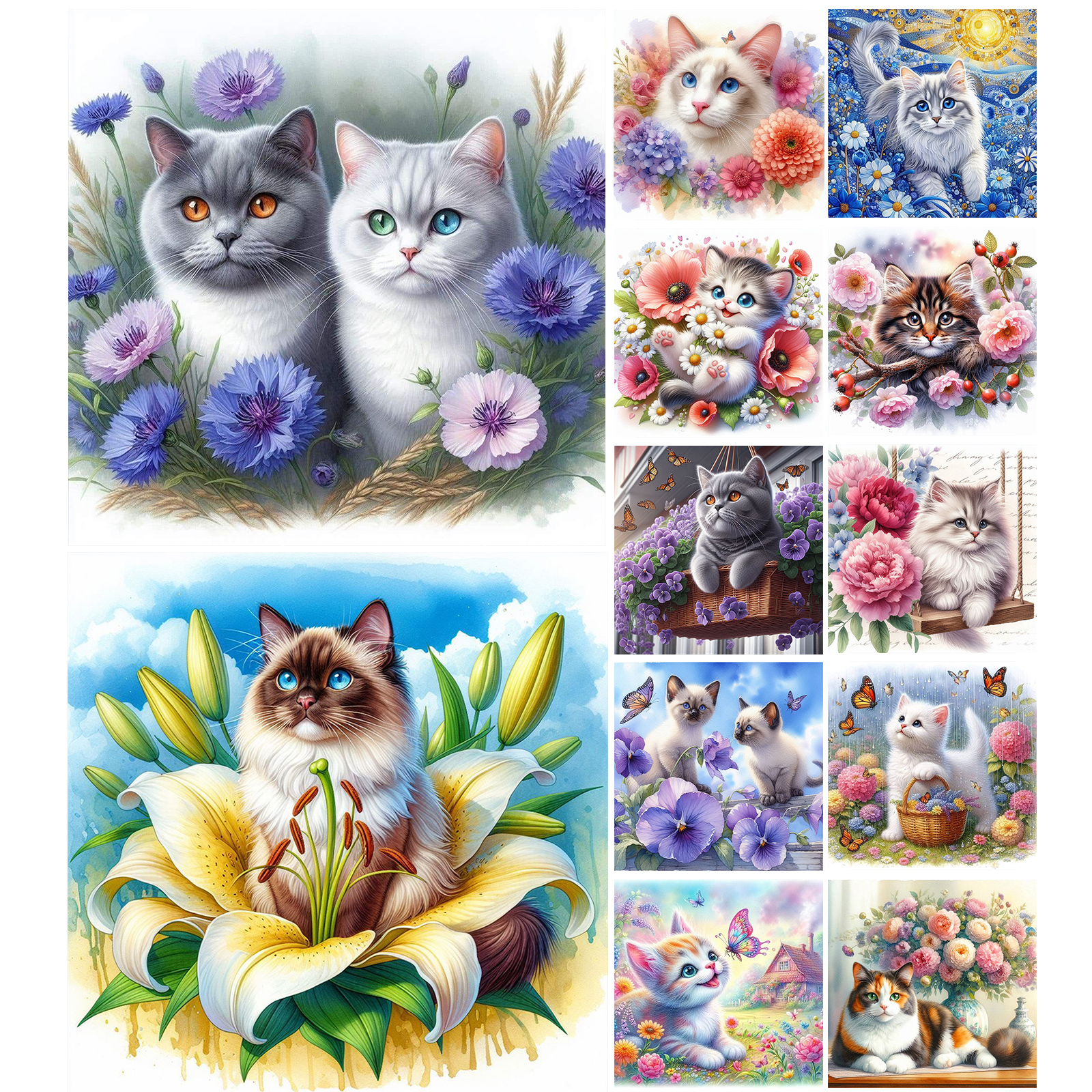 Cat Full DIY 5D Round Drill Di - огляд і ціна Home Decor Diy Ideas