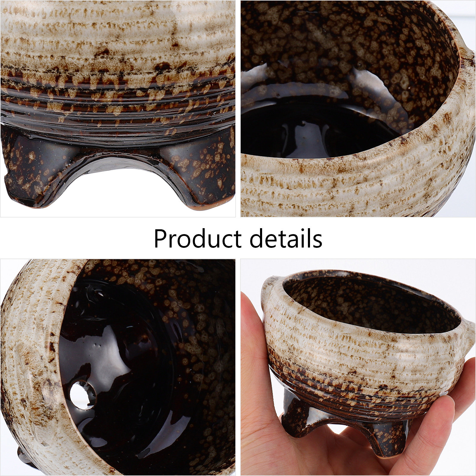 5Pcs Ceramic Flower Container  - огляд і ціна Home Decor Garden Ideas