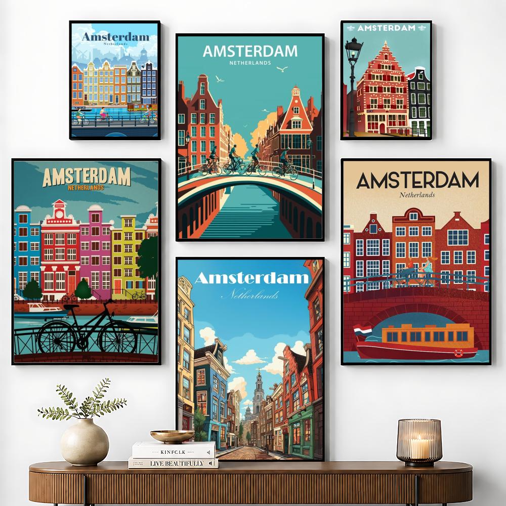 Amsterdam Netherlands Poster P - огляд і ціна Home Decor Netherlands