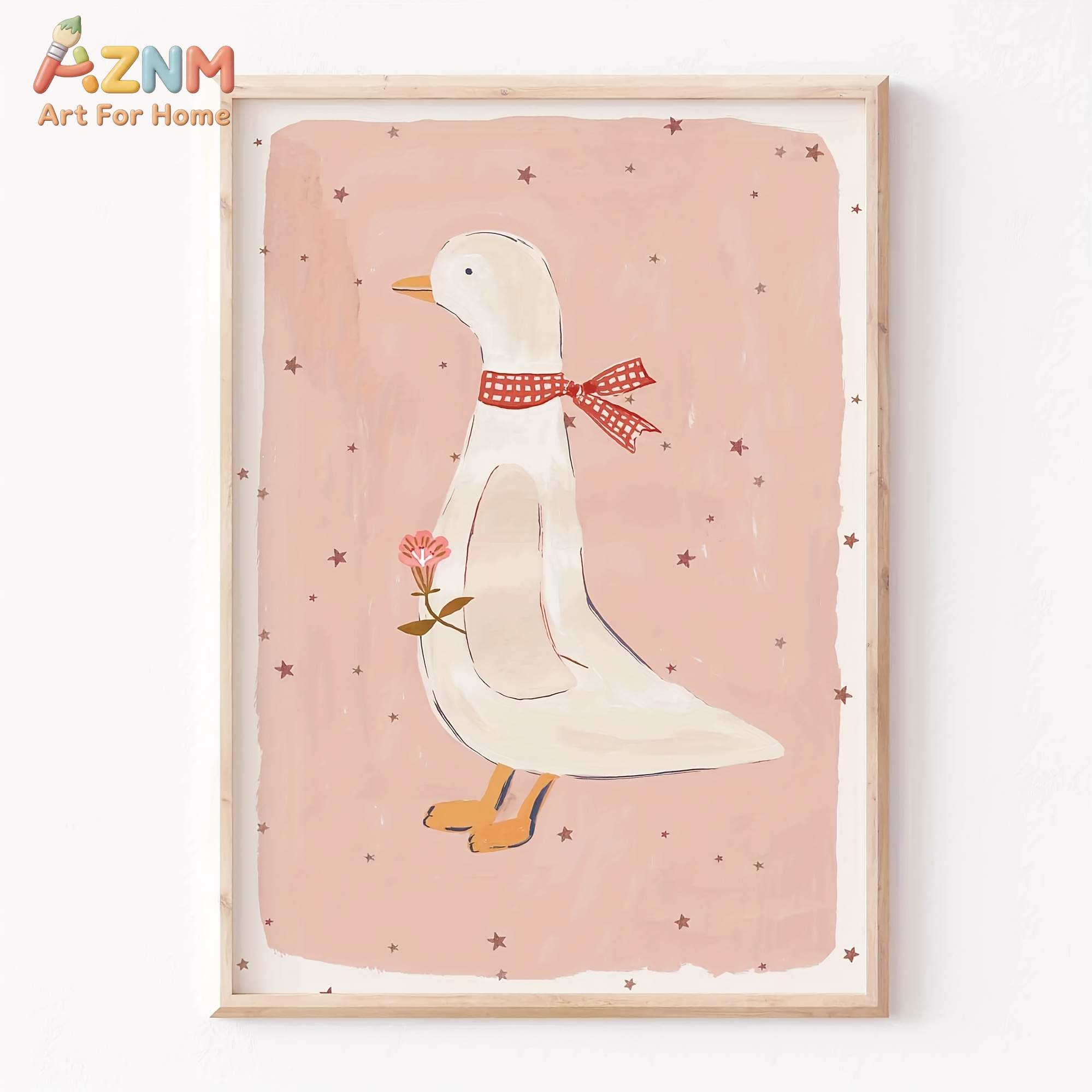 AZNM Cute Silly Goose Cartoon  - огляд і ціна Home Decor Duck