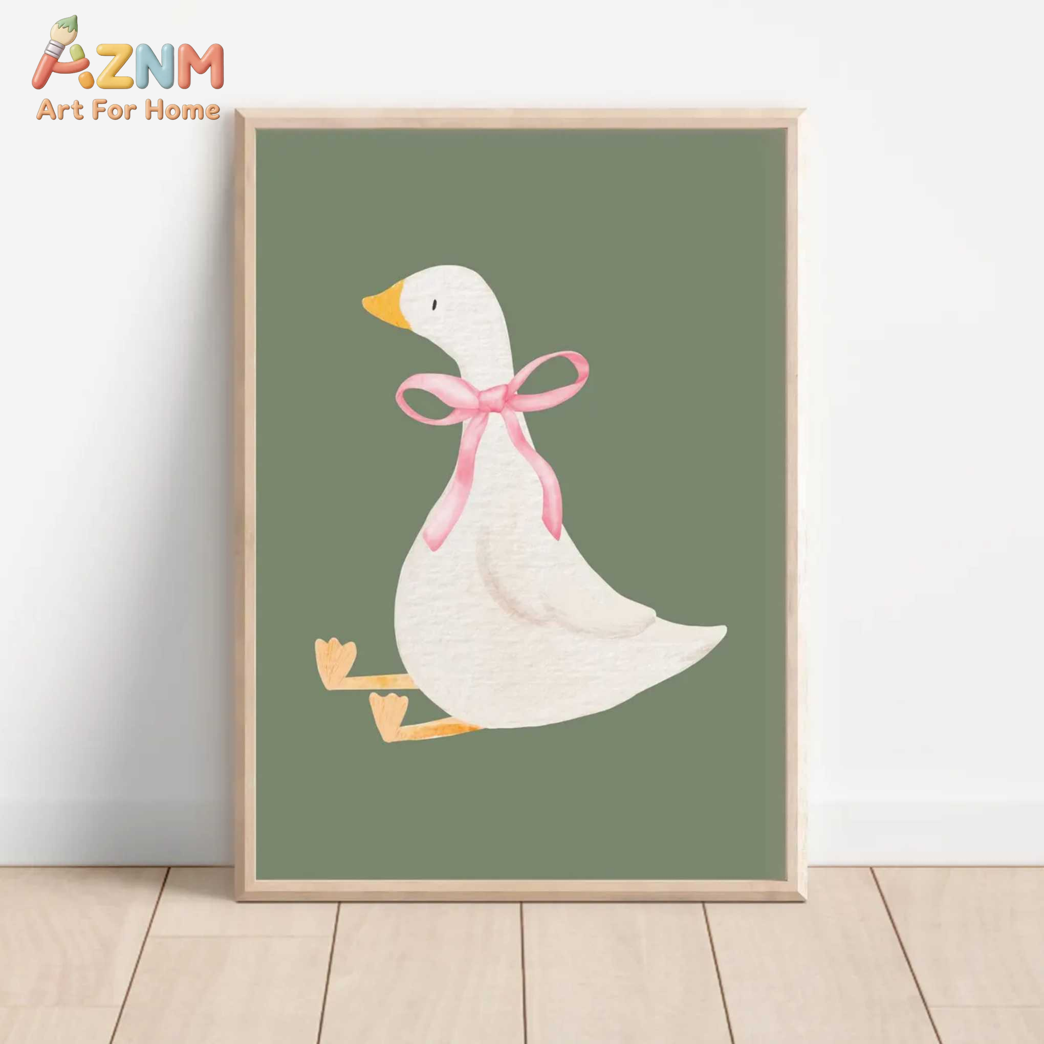 AZNM Cute Silly Goose Cartoon  - огляд і ціна Home Decor Duck