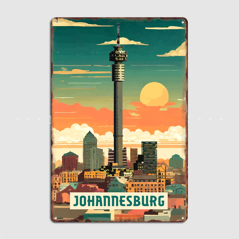Johannesburg Vintage City Trav - огляд і ціна Home Decor Johannesburg