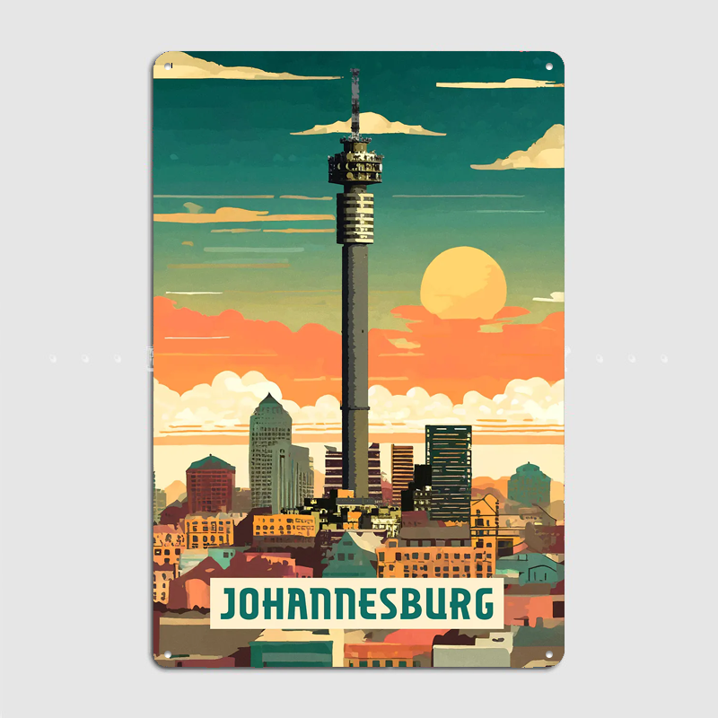 Johannesburg Vintage City Trav - огляд і ціна Home Decor Johannesburg