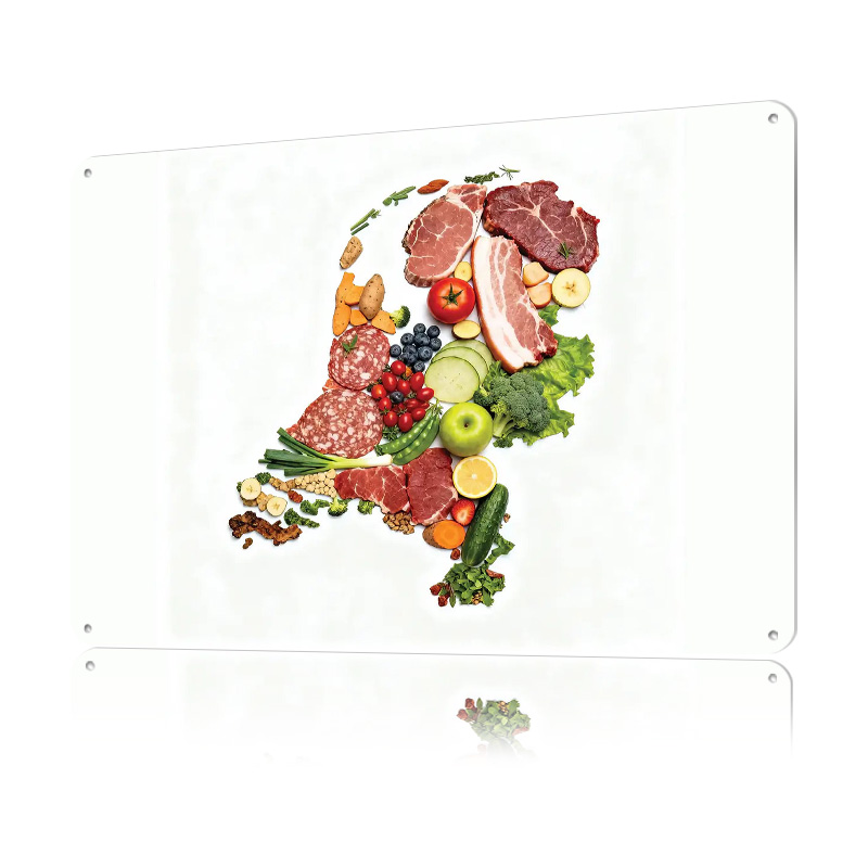 Food Map of Netherlands Made F - огляд і ціна Home Decor Netherlands