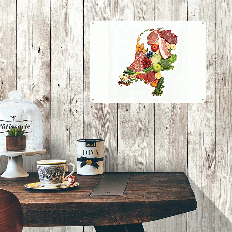 Food Map of Netherlands Made F - огляд і ціна Home Decor Netherlands