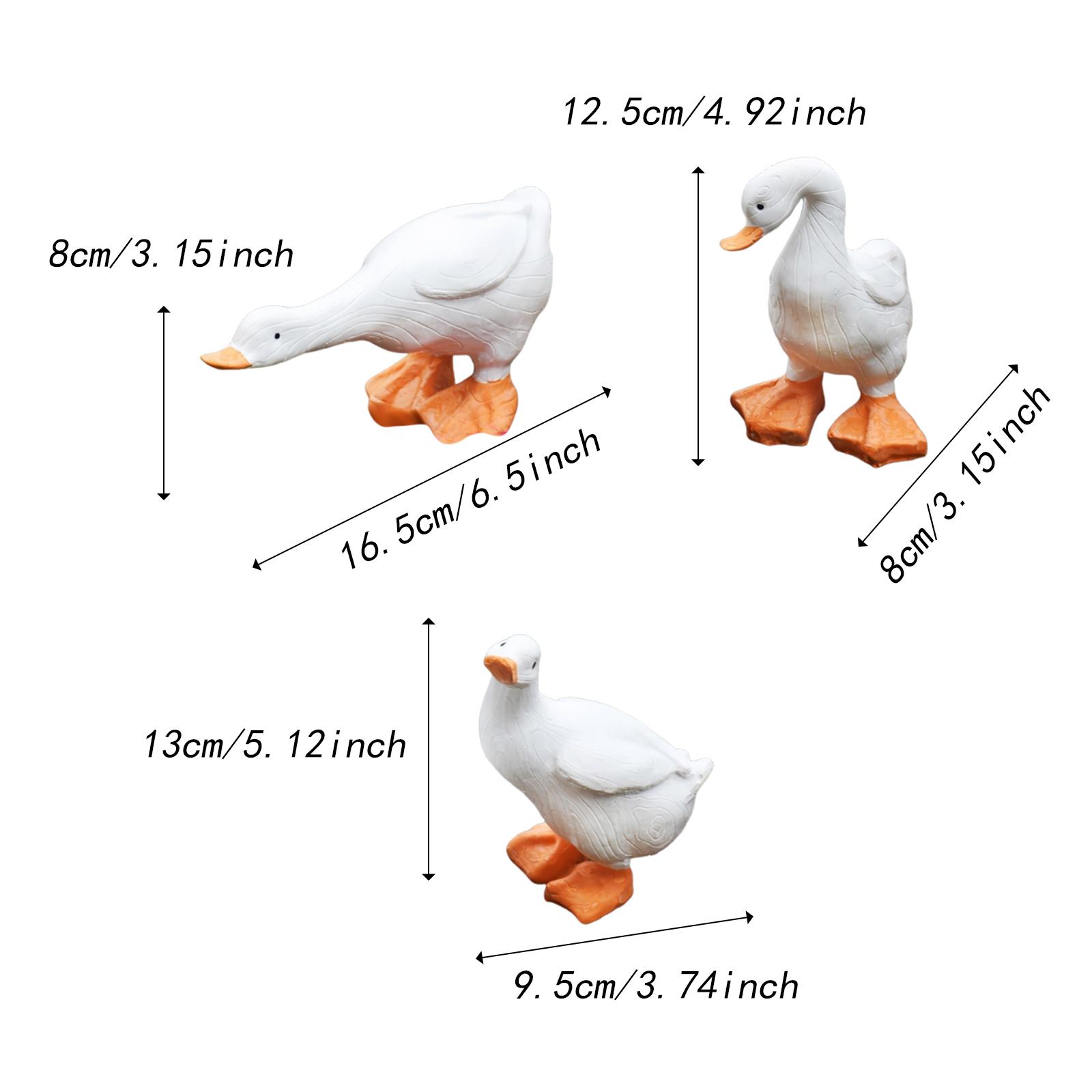 3x Duck Figurines Flower Pot D - огляд і ціна Home Decor Duck